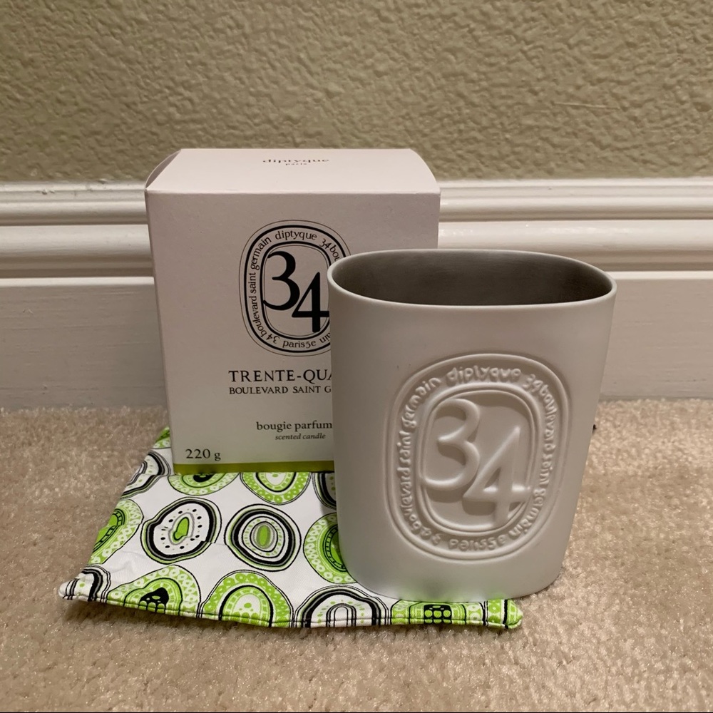 Diptyque Empty 34 Boulevard Saint Germain Candle